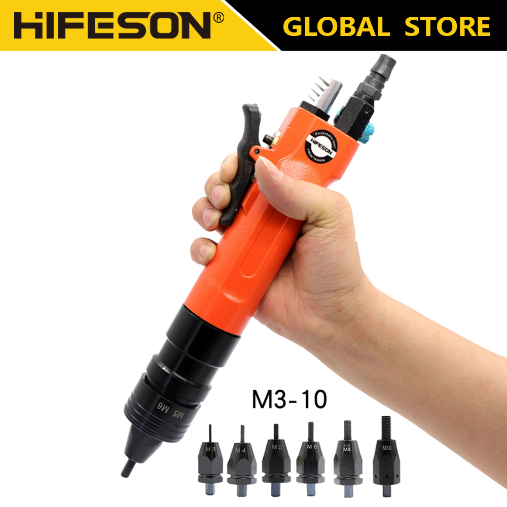 Rivet Setter Tool - HIFESON Pneumatic Air Rivet Nut ปืนใส่เกลียวดึง