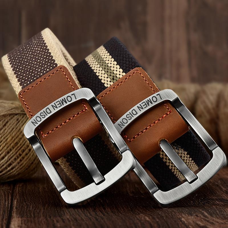 Leatherwork Training - เข็มขัดทำงานทนทานสำหรับผู้ชาย เข็มขัดผ้าแคนวาสสำหรับการฝึกทหาร เข็มขัดหนังทนต่อการสึกหรอ เข็มขัดกางเกงสไตล์โบราณสำหรับคนวัยกลางคน