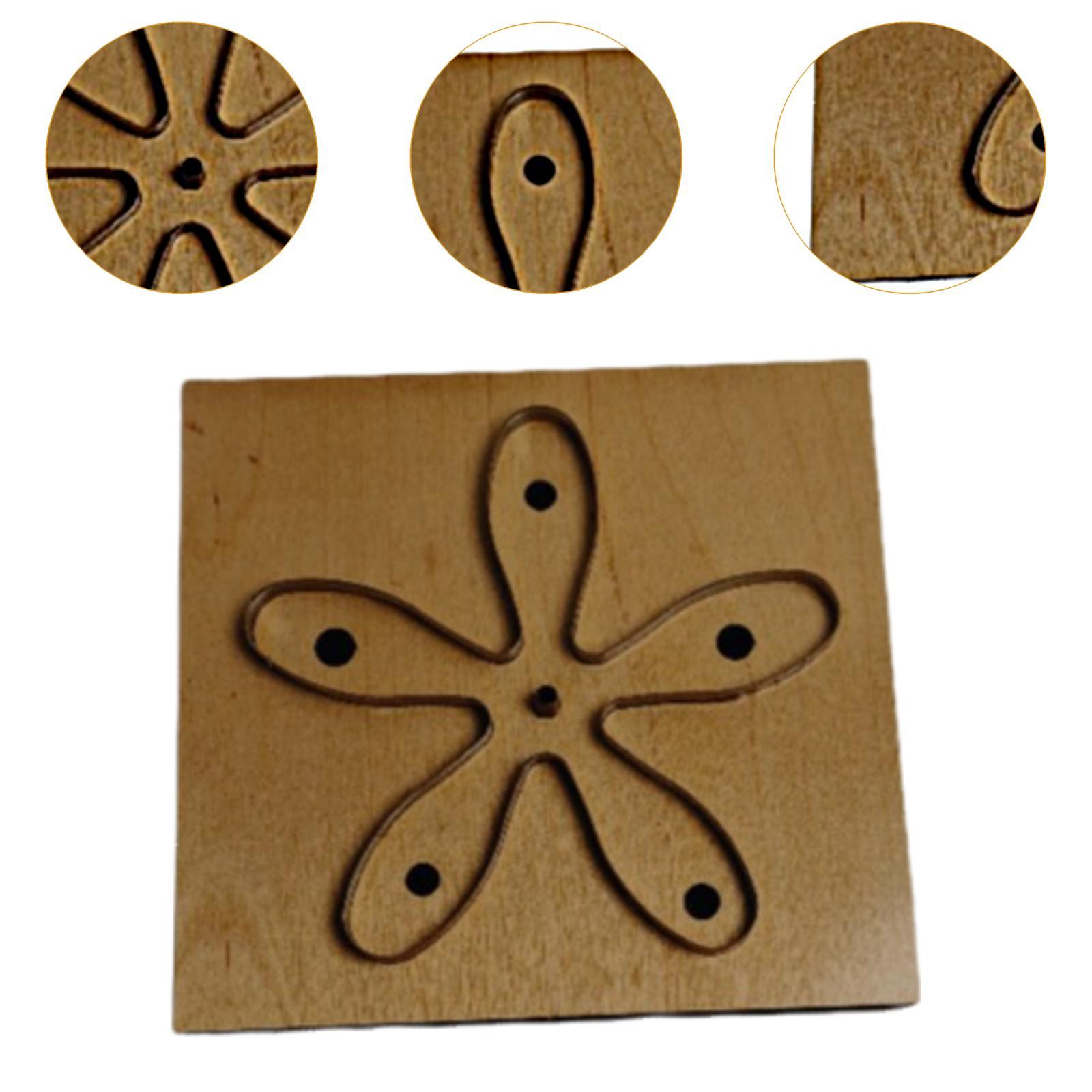 Leatherwork Templates - แม่พิมพ์ตัดหนัง DIY ทำมือจากไม้และโลหะ สำหรับลายหนังและชุดเครื่องมือทำงาน
