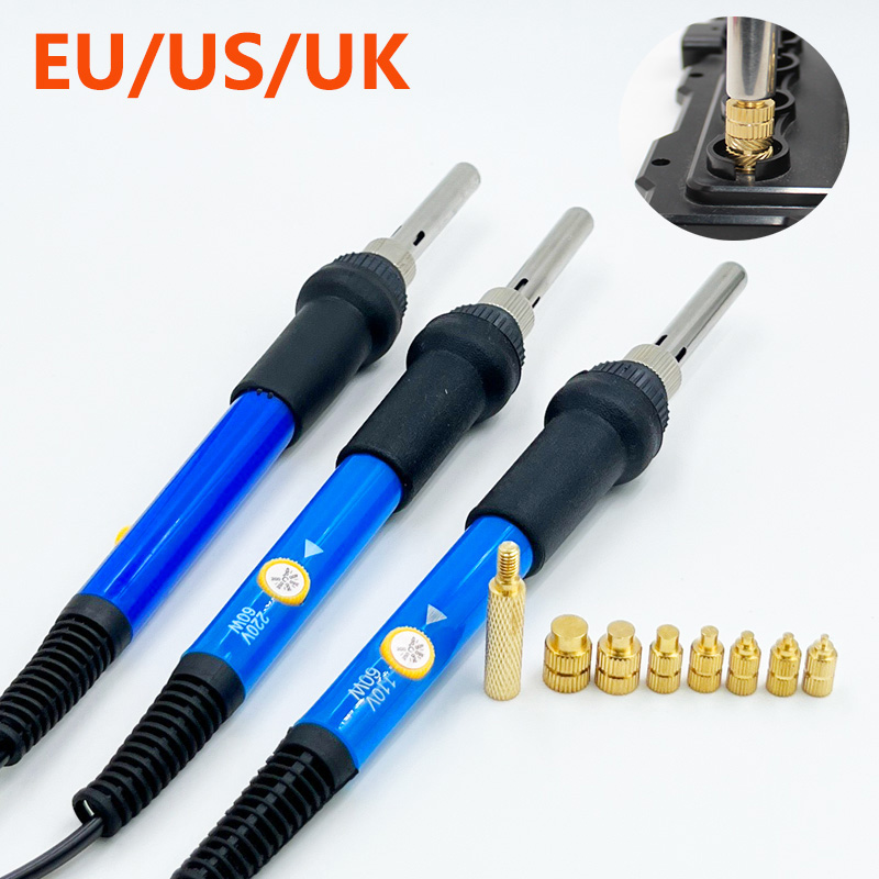 Rivet Setter Tool - ความร้อนละลายใส่อ่อนนุชเหล็กเคล็ดลับทองเหลือง Hot Melt Inset NUT เครื่องมือฝังชุด