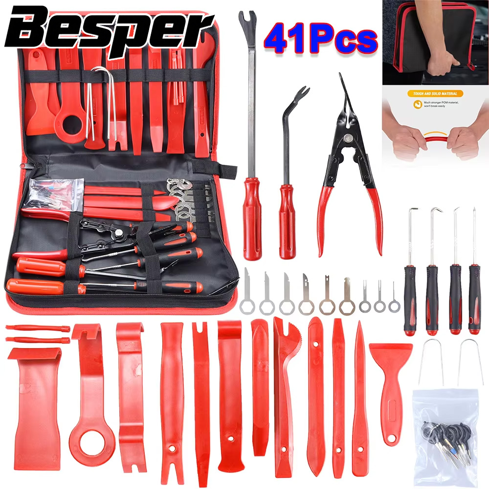 Rivet Setter Tool - รถTrim Removalชุดเครื่องมือสําหรับประตู/แผง/แดชบอร์ดเสียง/พลาสติกRivets/กันชน/คลิปยึดDIYรถแผงDisassembly