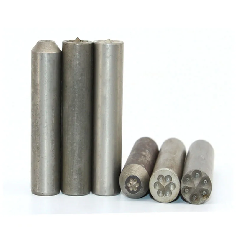 Rivet Setter Tool - เครื่องตอกหมุดกึ่งท่อ234567810เจาะข้าวโพดเครื่องตอกหมุดเครื่องมือการออกดอกวิลโลว์หั่นสี่เหลี่ยมลูกเต๋า