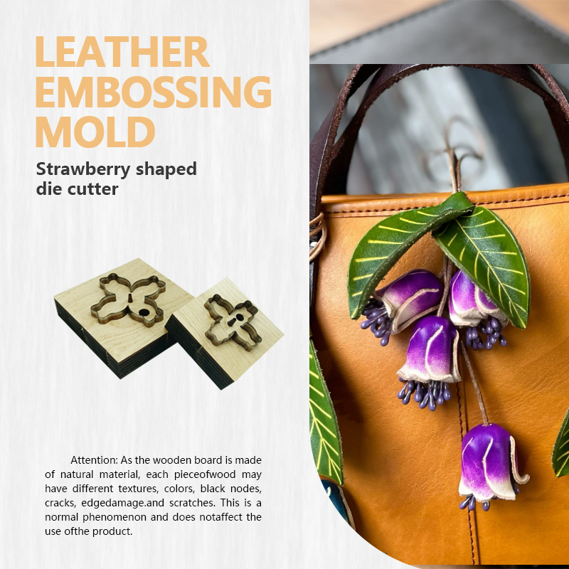 Leatherwork Templates - แม่พิมพ์หนังรูปดอกเบลล์ขนาดใหญ่และเล็ก ใช้งานสะดวก รวดเร็ว ง่ายต่อการตัด สำหรับงานฝีมือหนัง
