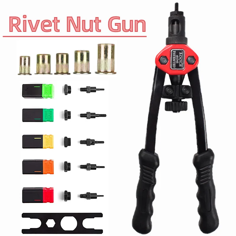 Rivet Setter Tool - BT-606 Mandrel Rivet Nut Gun,มือ Heavy