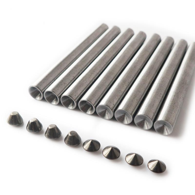 Rivet Setter Tool - เครื่องมือตอกโลหะสำหรับเจาะรูทรงกรวยหมุดโลหะแบบ DIY อุปกรณ์เจาะแม่พิมพ์หนัง
