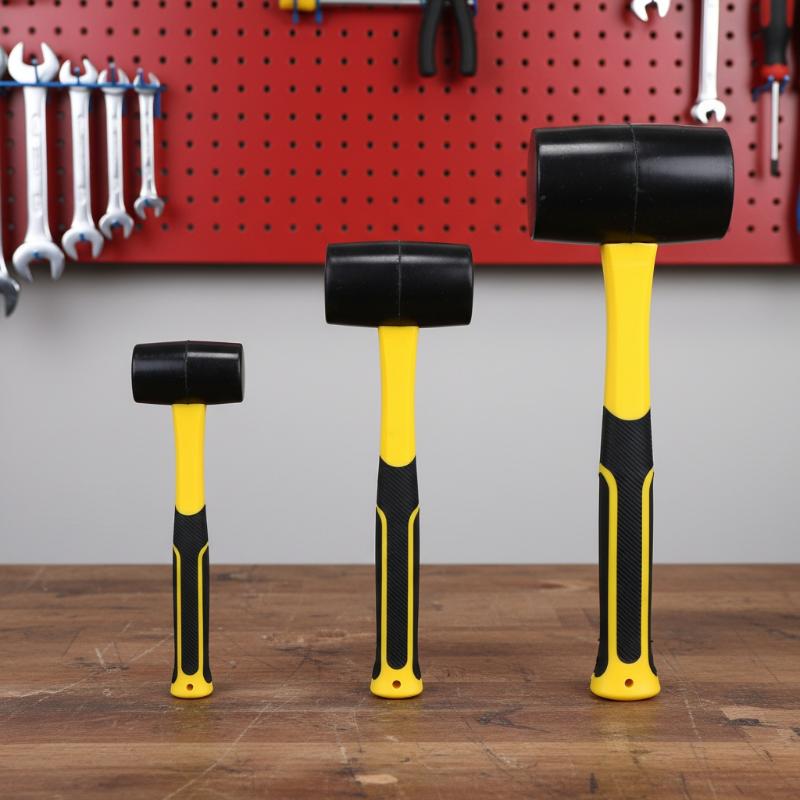 Leatherwork Mallet - ค้อนยางสีดำ 2 ปอนด์ แบบอเมริกัน ด้ามไฟเบอร์ ดูดซับแรงกระแทก