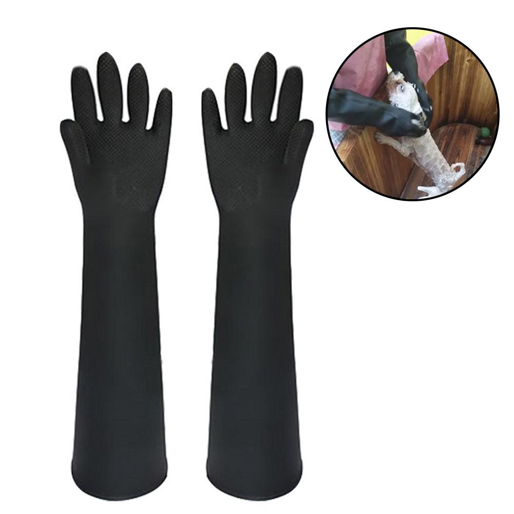 Leatherwork Training - ถุงมือสัตว์เลี้ยงหนัง Anti-Grasping Anti Bite ถุงมือกันลื่นสำหรับแมวสุนัขและสวนถุงมือทำงานการฝึกอบรมสัตว์เลี้ยงให้อาหารถุงมือ