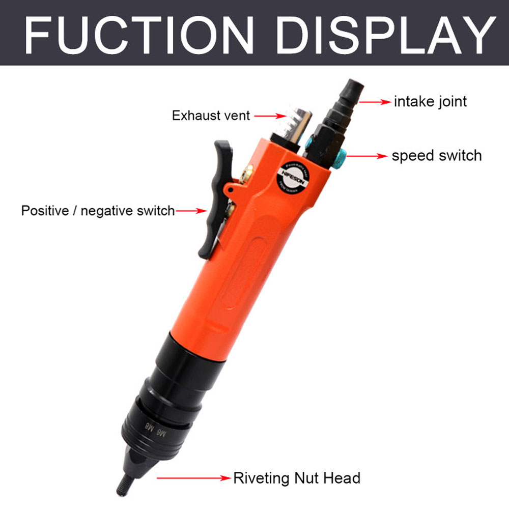 HIFESON Pneumatic Air Rivet Nu - Rivet Setter Tool บทวิจารณ์และราคา