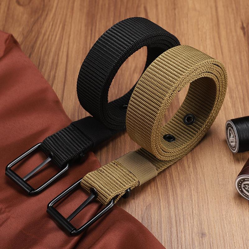 เข็มขัดผู้ชาย ผ้าแคนวาสมีรูพรุ - Belt Buckle Blank บทวิจารณ์และราคา