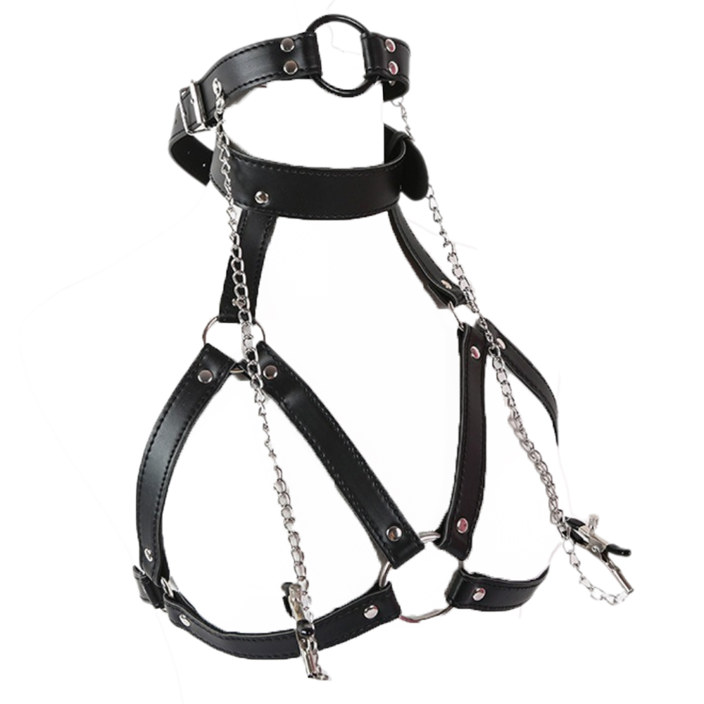 สร้อยรัดคอปกหนัง PU พร้อมที่หน - Leatherwork Clamp บทวิจารณ์และราคา
