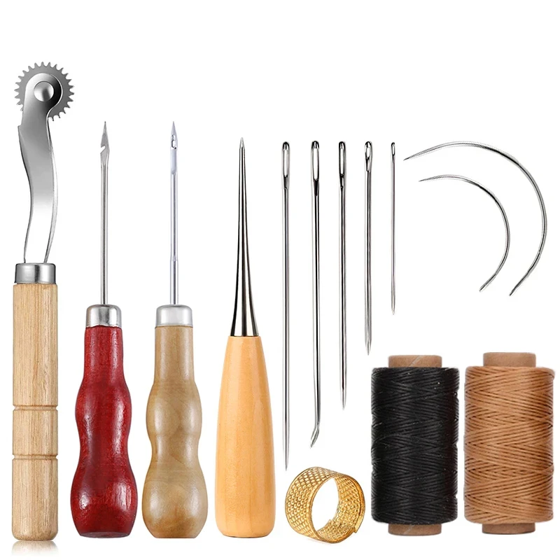 14PCS หนังหัตถกรรมชุดเย็บผ้าด้ - Leatherwork Needles บทวิจารณ์และราคา