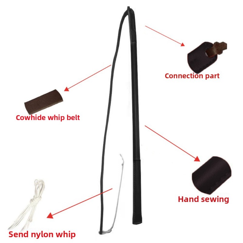 แส้หนังสำหรับฝึกสุนัข - อุปกรณ - Leatherwork Training บทวิจารณ์และราคา