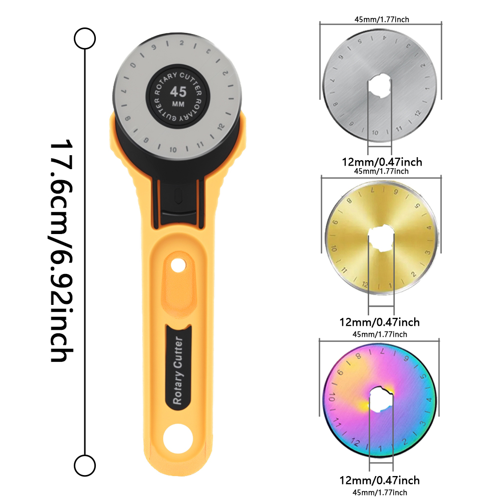 เครื่องตัดผ้าแบบหมุน 45 มม. เค - Leatherwork Tools บทวิจารณ์และราคา