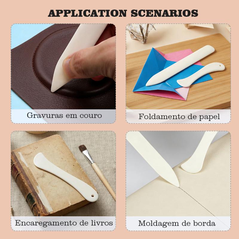 เครื่องมือพับหนัง 2 ชิ้น สำหรั - Leatherwork Tools บทวิจารณ์และราคา