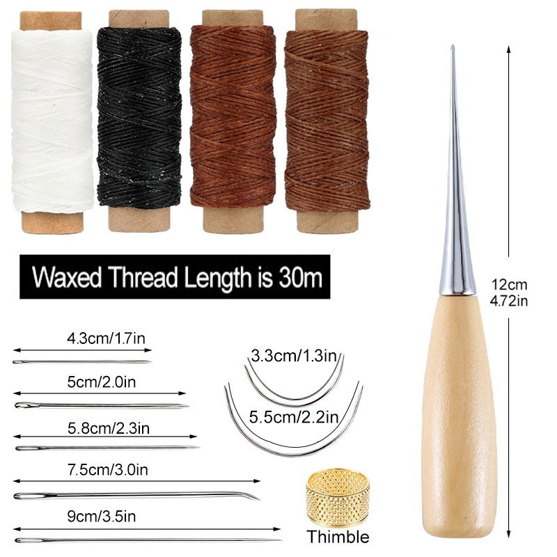 ชุดเย็บหนัง 13 ชิ้น ชุดซ่อมกระ - Leatherwork Needles บทวิจารณ์และราคา