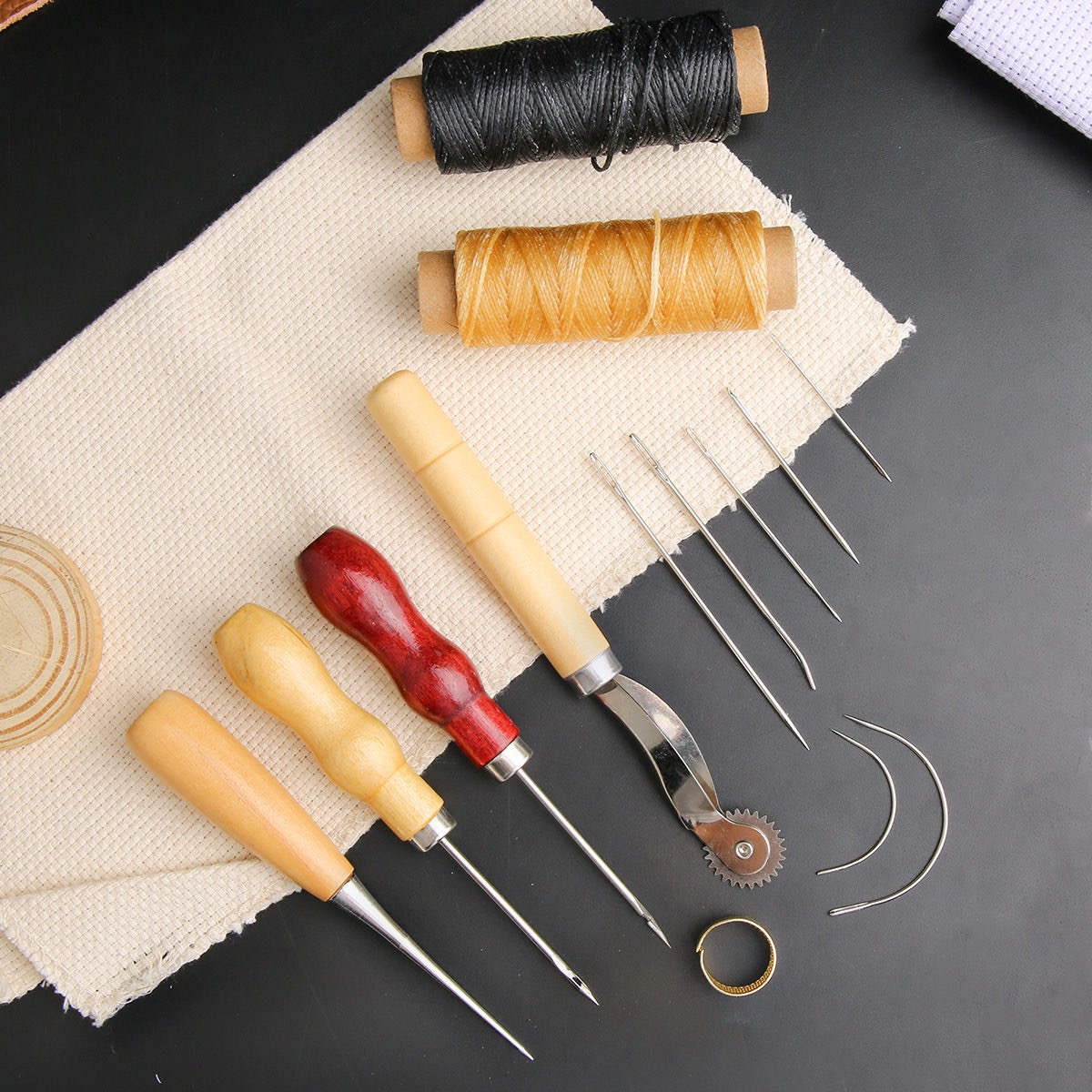 ชุดเย็บหนัง 13 ชิ้น ชุดซ่อมกระ - Leatherwork Needles บทวิจารณ์และราคา