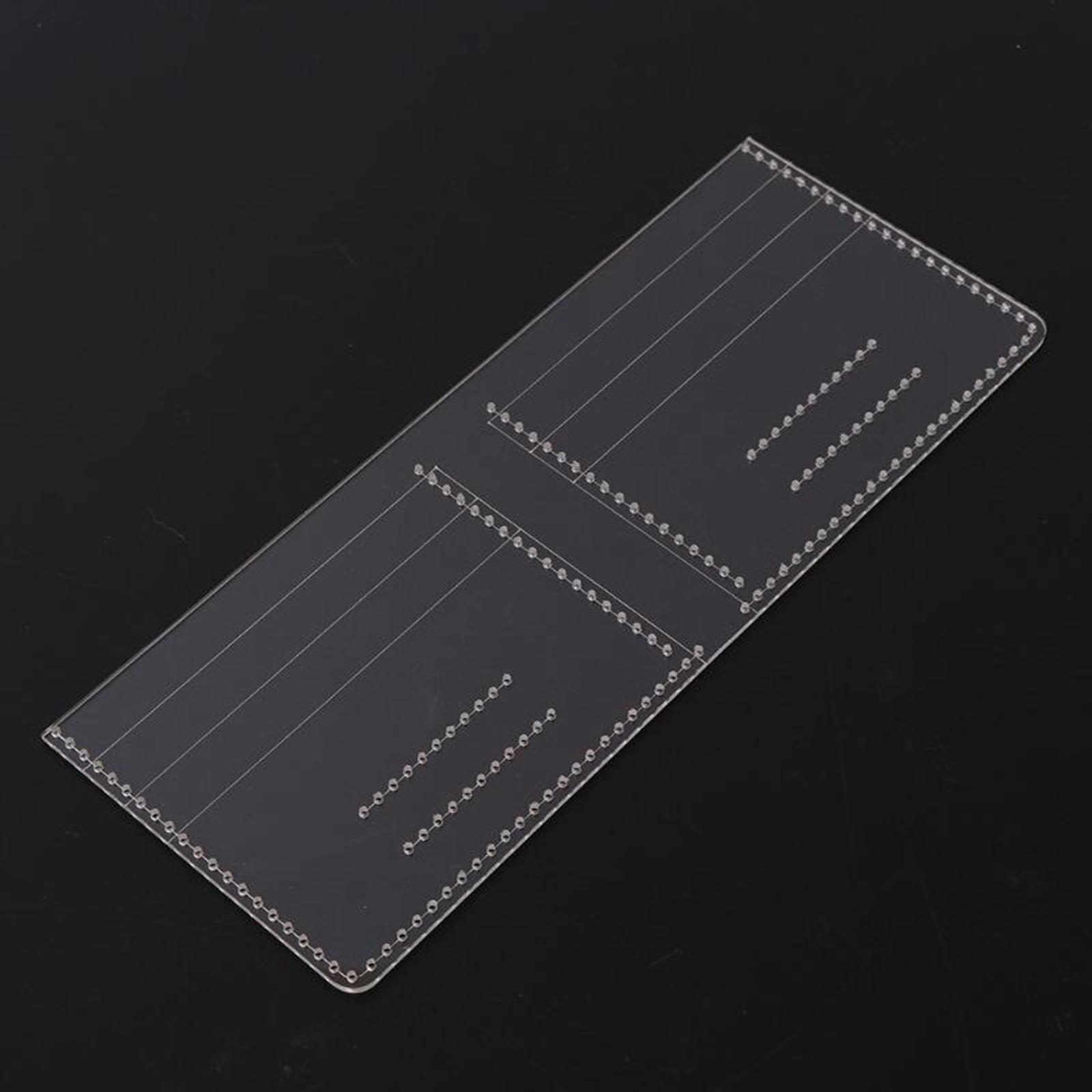 ชุดแม่แบบลายฉลุอะคริลิคสำหรับท - Leatherwork Templates บทวิจารณ์และราคา