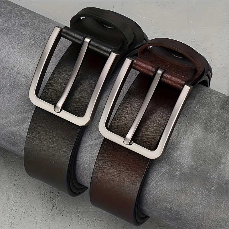 เข็มขัดหนังสังเคราะห์สำหรับผู้ - Belt Buckle Blank บทวิจารณ์และราคา