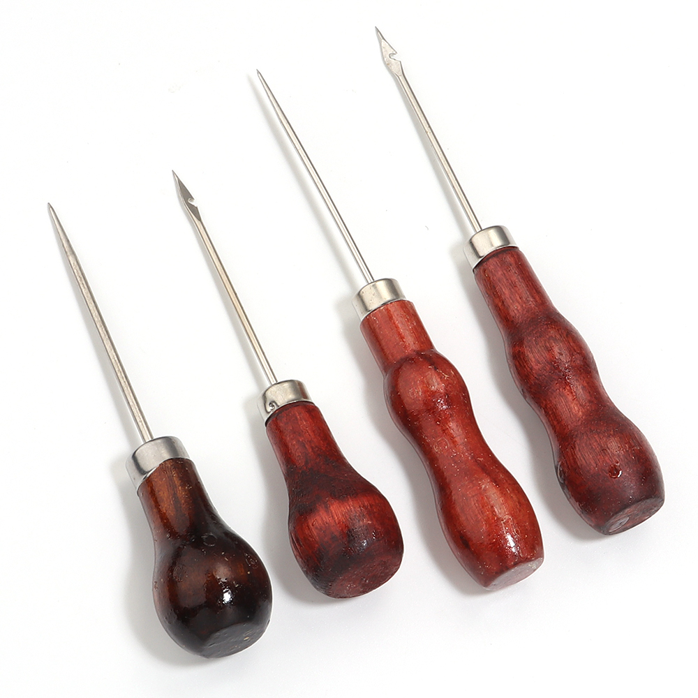 เข็มเจาะรูหนัง ด้ามไม้ สำหรับง - Leatherwork Needles บทวิจารณ์และราคา