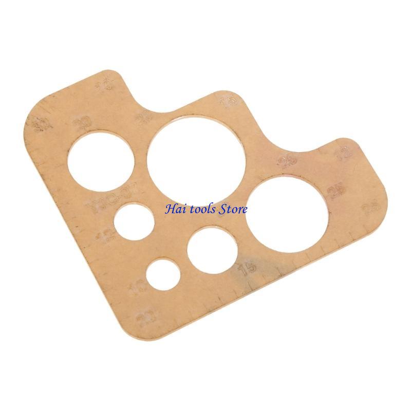 X37E ไม้บรรทัดแม่แบบงานหนังอะค - Leatherwork Templates บทวิจารณ์และราคา