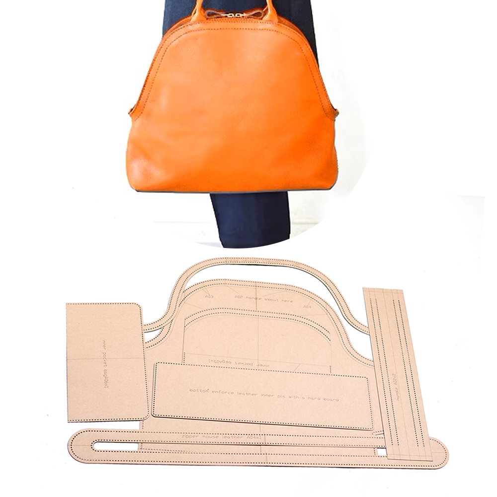 DIY หนังกระดาษคราฟท์กระเป๋าถือ - Leatherwork Templates บทวิจารณ์และราคา