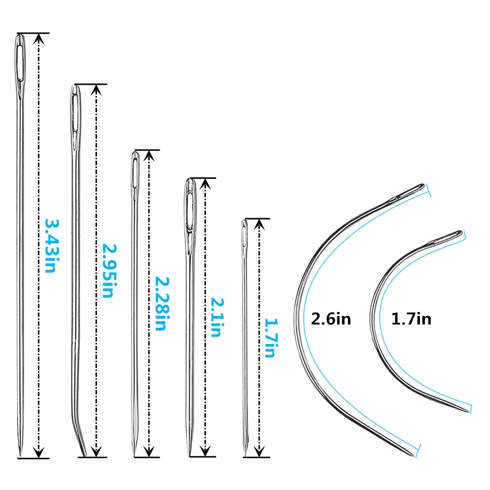 7ชิ้น/แพ็คเข็ม jahit kulit สำห - Leatherwork Needles บทวิจารณ์และราคา