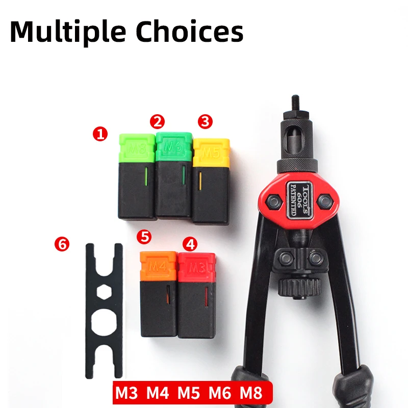 BT-606 Mandrel Rivet Nut Gun,ม - Rivet Setter Tool บทวิจารณ์และราคา