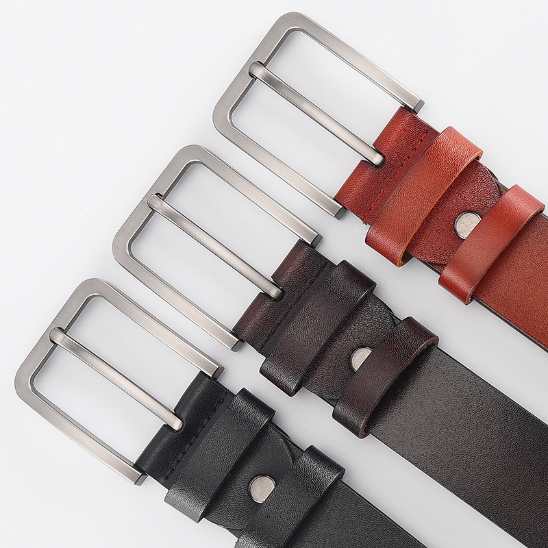 เข็มขัดสำหรับผู้ชายหนังแท้ดีไซ - Belt Buckle Blank บทวิจารณ์และราคา