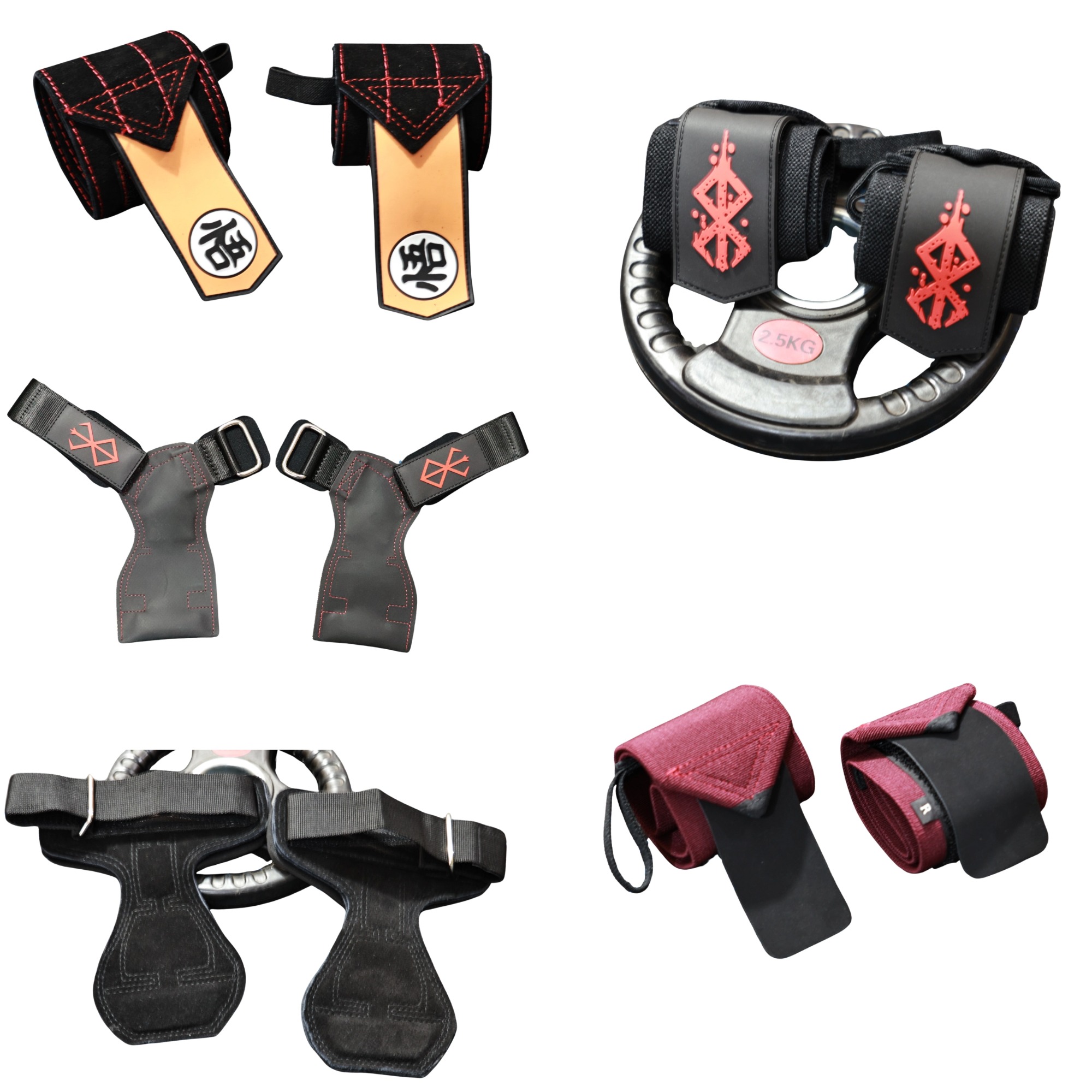 สายรัดข้อมือสำหรับยกน้ำหนัก -  - Leatherwork Training บทวิจารณ์และราคา