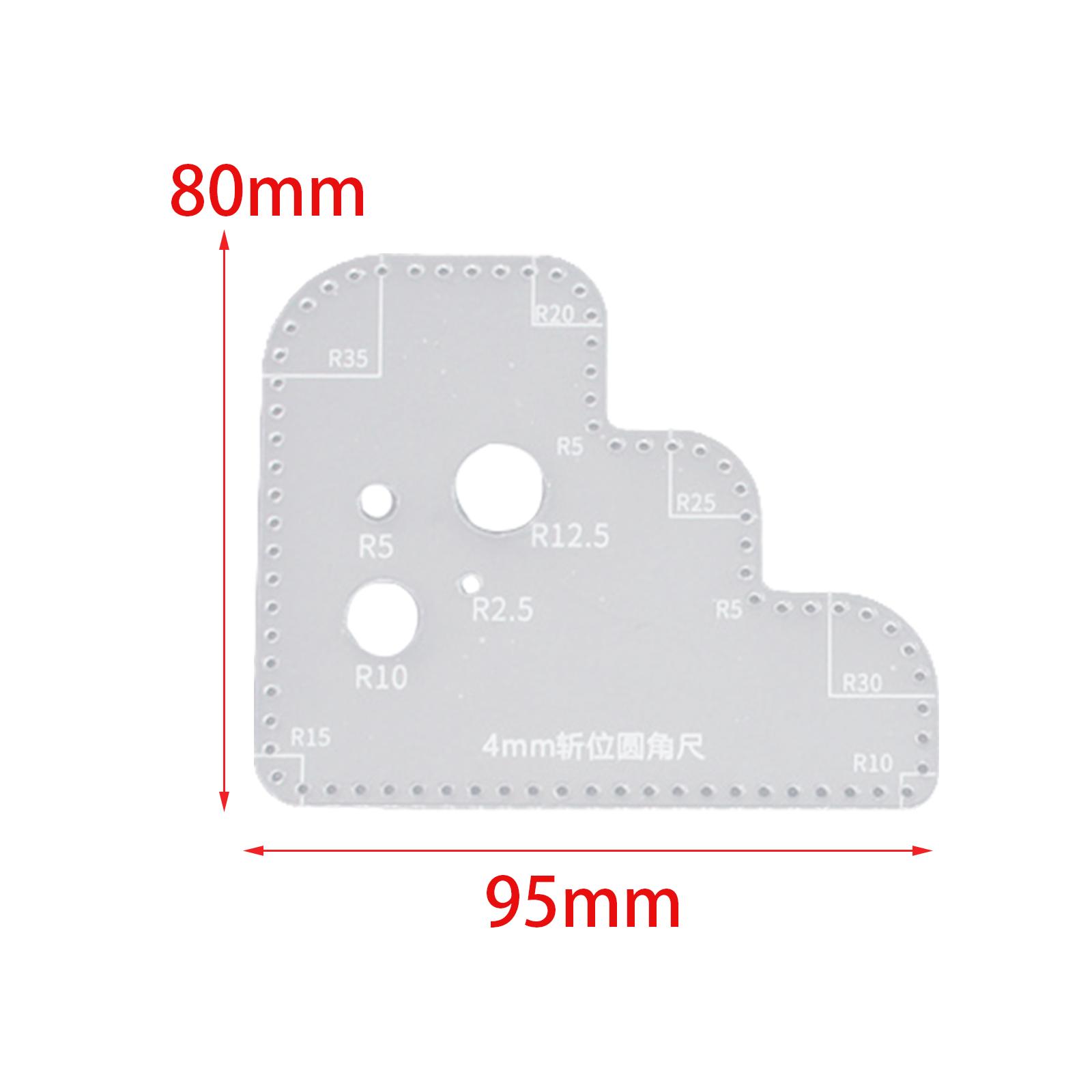 แม่แบบวงกลม ไม้บรรทัดอะคริลิกใ - Leatherwork Templates บทวิจารณ์และราคา