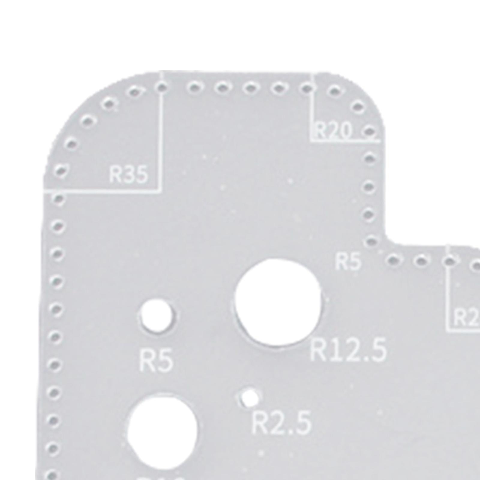 แม่แบบวงกลม ไม้บรรทัดอะคริลิกใ - Leatherwork Templates บทวิจารณ์และราคา