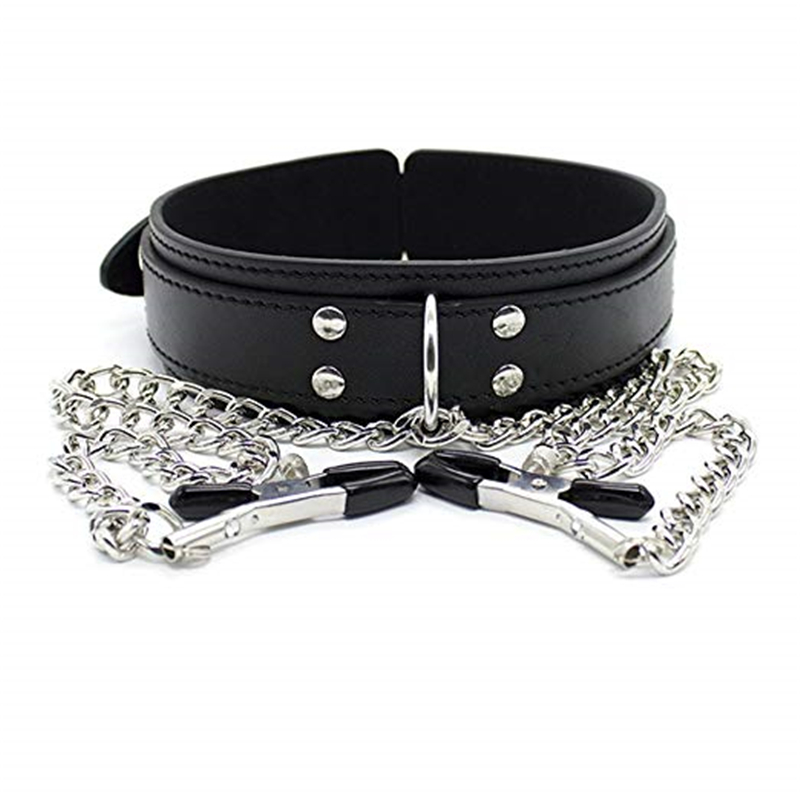 BDSM Fetish COLLAR หัวนม Clamp - Leatherwork Clamp บทวิจารณ์และราคา